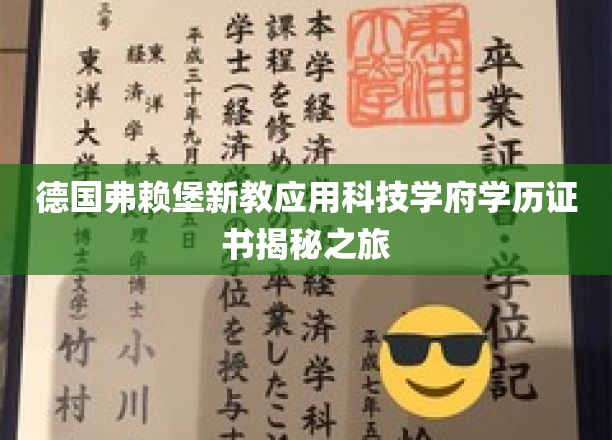 探索德国弗赖堡新教应用科技学府，证书背后的独特之旅